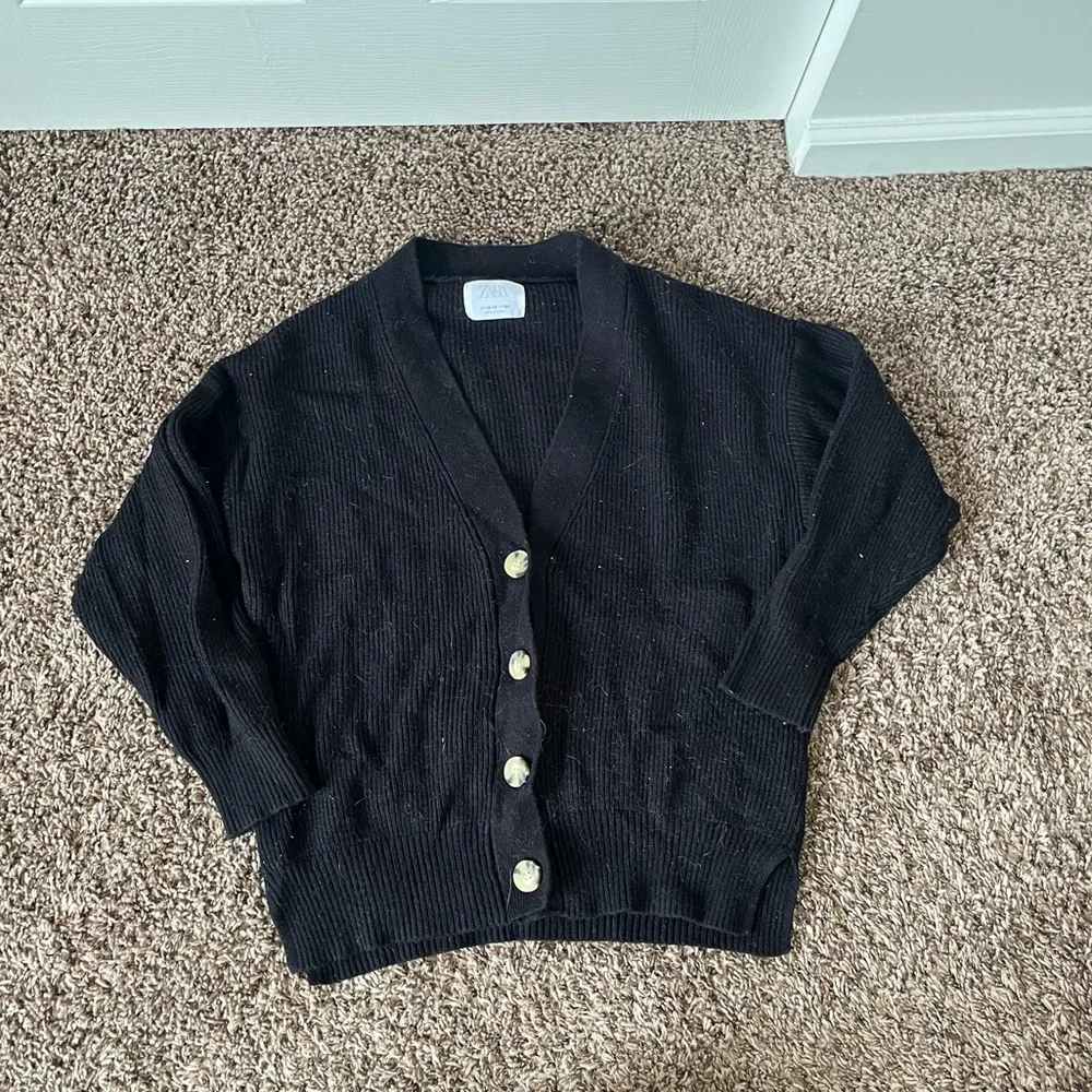 Zara Black Cardigan - Picture 1 of 1
